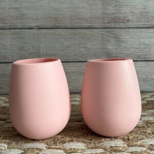 Odeme What a Pair Silicone Wine Glasses